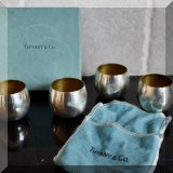 S01. Sterling silver Tiffany & Co. cordials. 